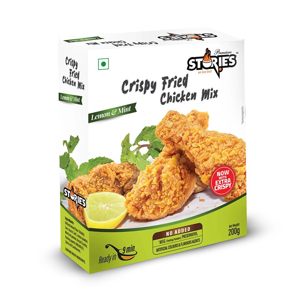 Stories food Crispy Fried Chicken Mix- Lemon & Mint